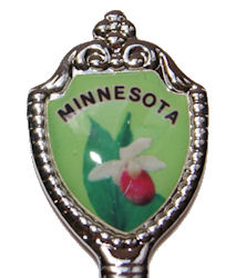Minnesota Lady Slipper Collectors Souvenir Spoon