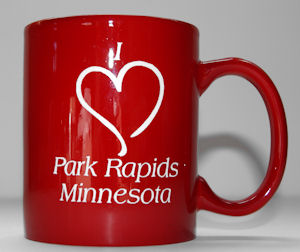 I Heart Park Rapids, Minnesota Mug (Red)